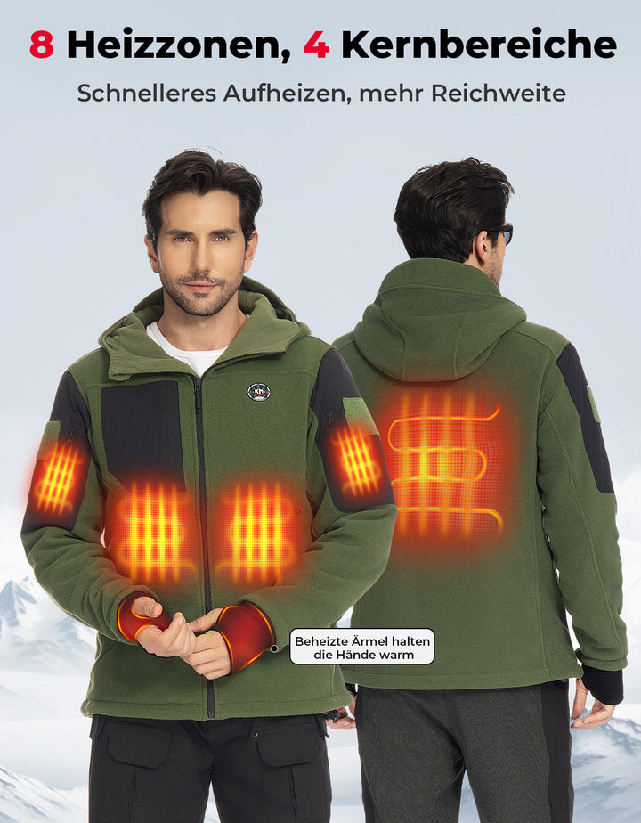 Taktische Beheizte Jacke mit 8 Heizzone