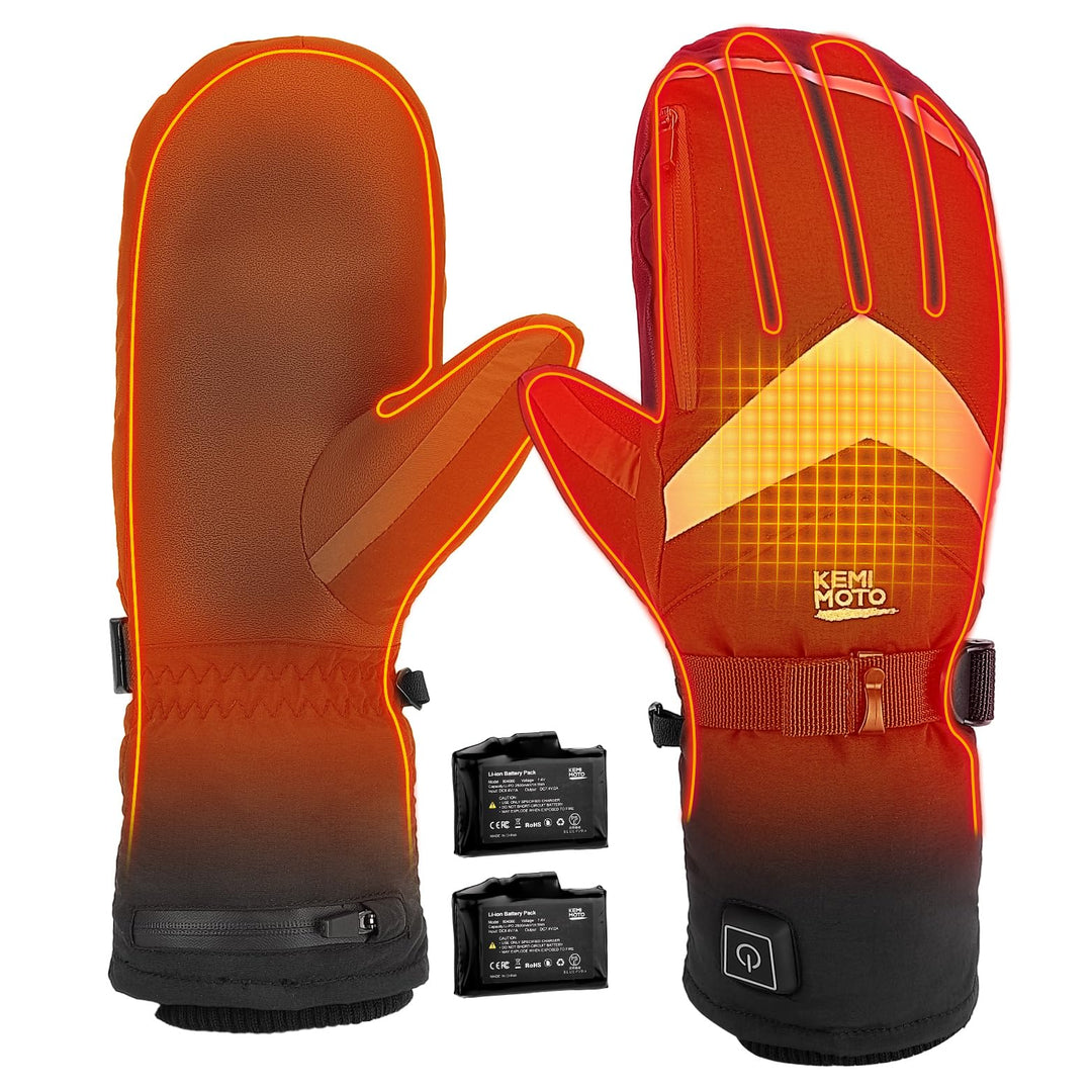 Beheizte Handschuhe Motorrad Herren mit 2500mAh Akku