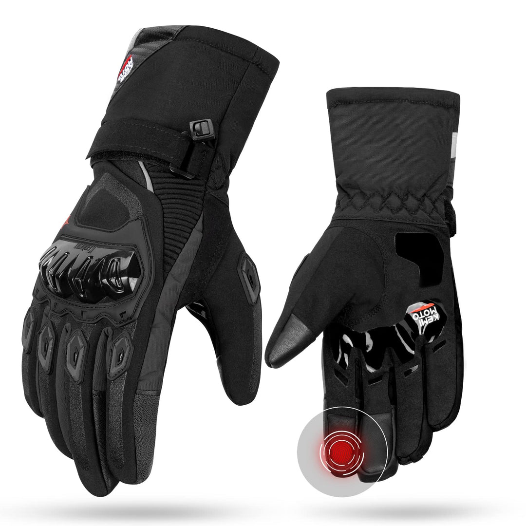Winter Motorradhandschuhe mit Touchscreen Wasserdicht