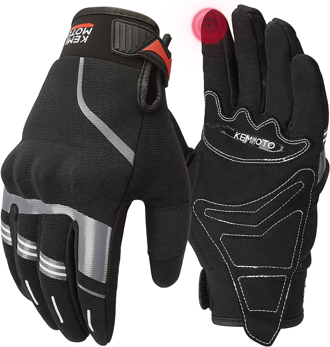 Fahrradhandschuhe mit 2 Finger Touchscreen für Herr
