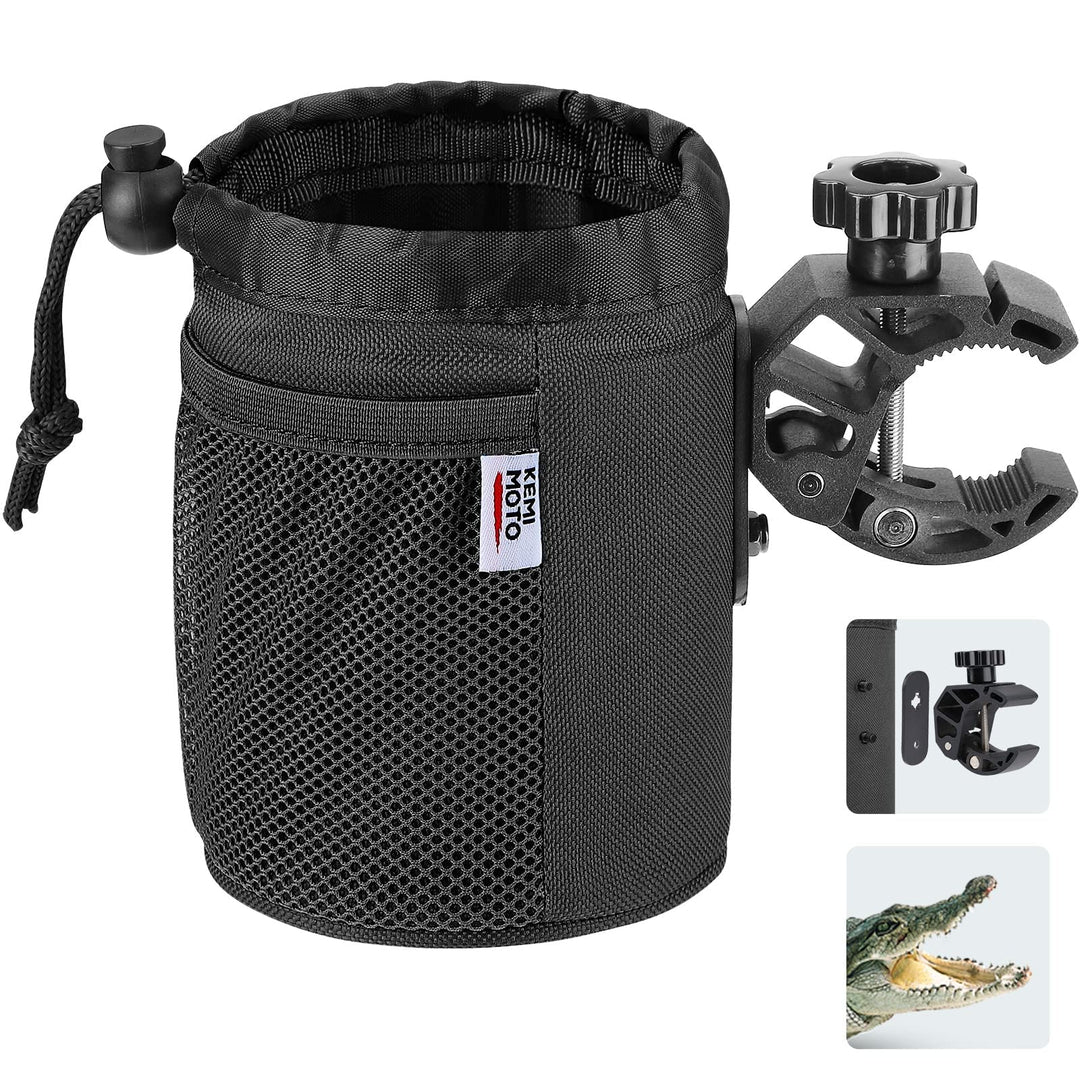 Universeller Wasserflaschenhalter mit Netztasche