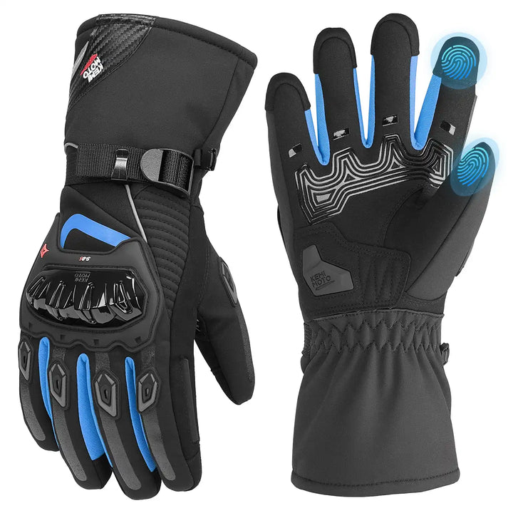 Wasserdichte Winter-Motorradhandschuhe mit Grip & Touchscreen
