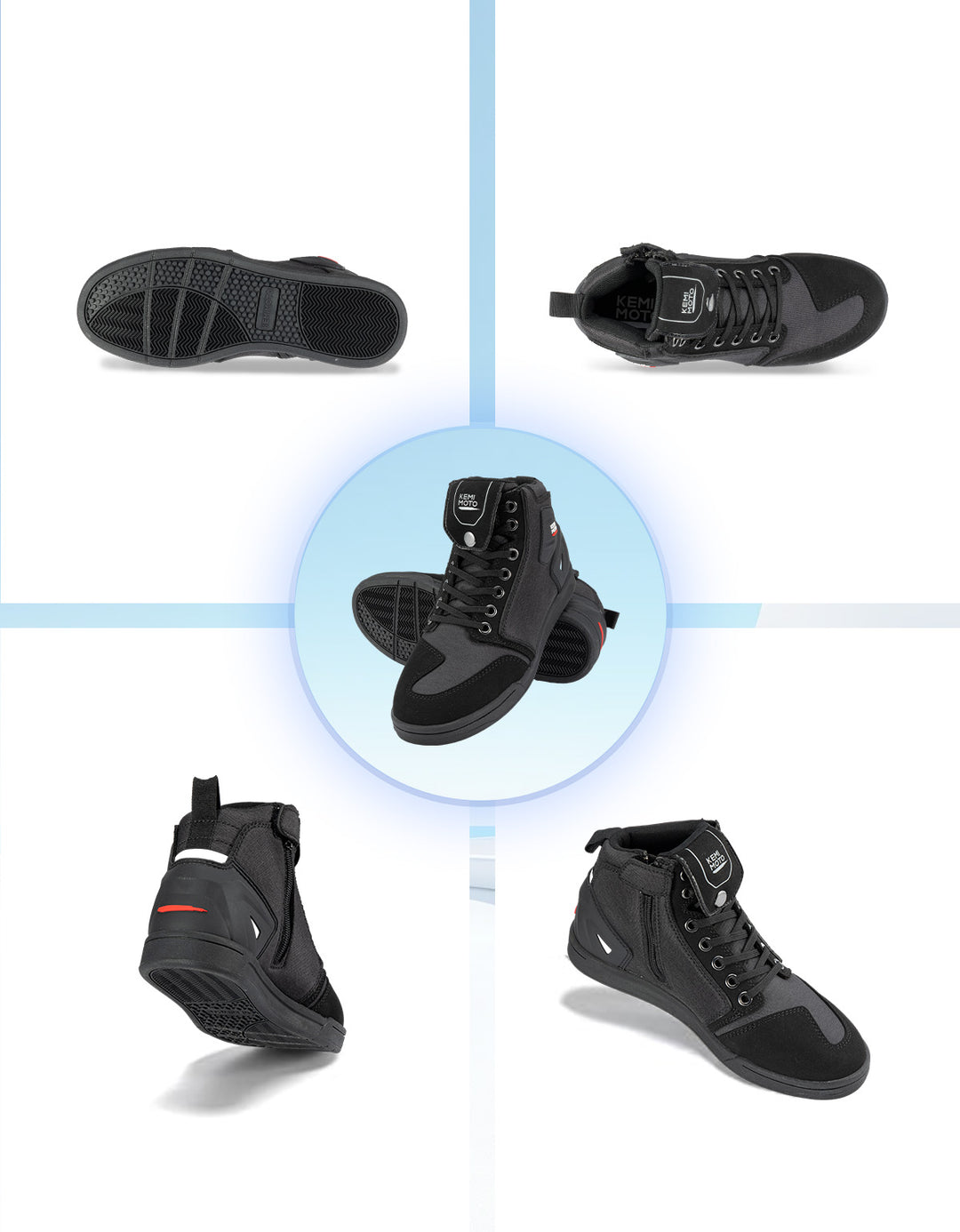 Motorrad Sneaker für Herren mit Schaltpads