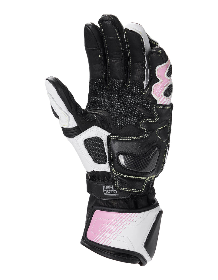Motorradhandschuhe Leder - Carbon Knöchelschutz  Damen & Herren