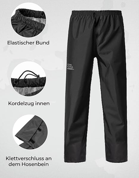 Motorrad Regenanzug für Herren wasserdicht & winddicht