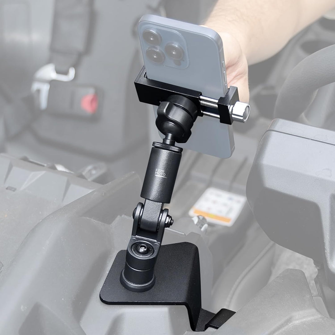360° Verstellbare CNC Handyhalterung für Can-Am Maverick X3 / MAX