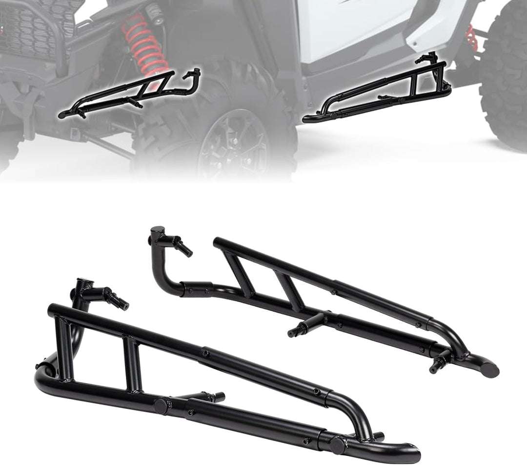 Barras laterales de acero de alta resistencia y protectores laterales para Polaris RZR XP 1000/XP 4 1000 2024-2025, 2 plazas