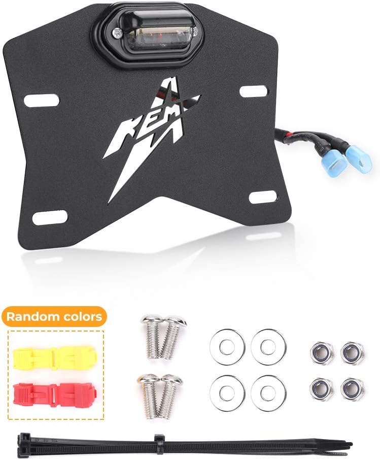 Kit universal de soporte para matrícula con LED, compatible con Can-Am y Polaris