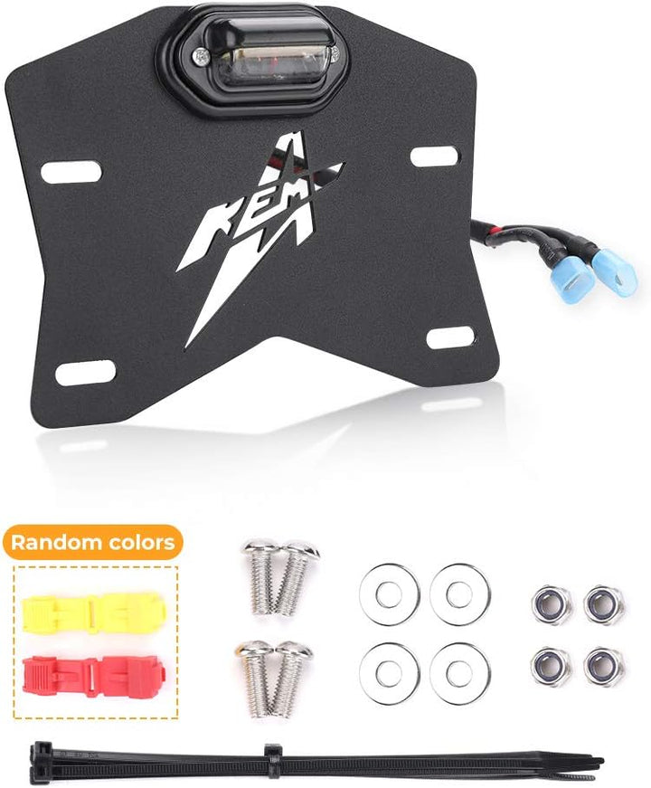 Kit universal de soporte para matrícula con LED, compatible con Can-Am y Polaris