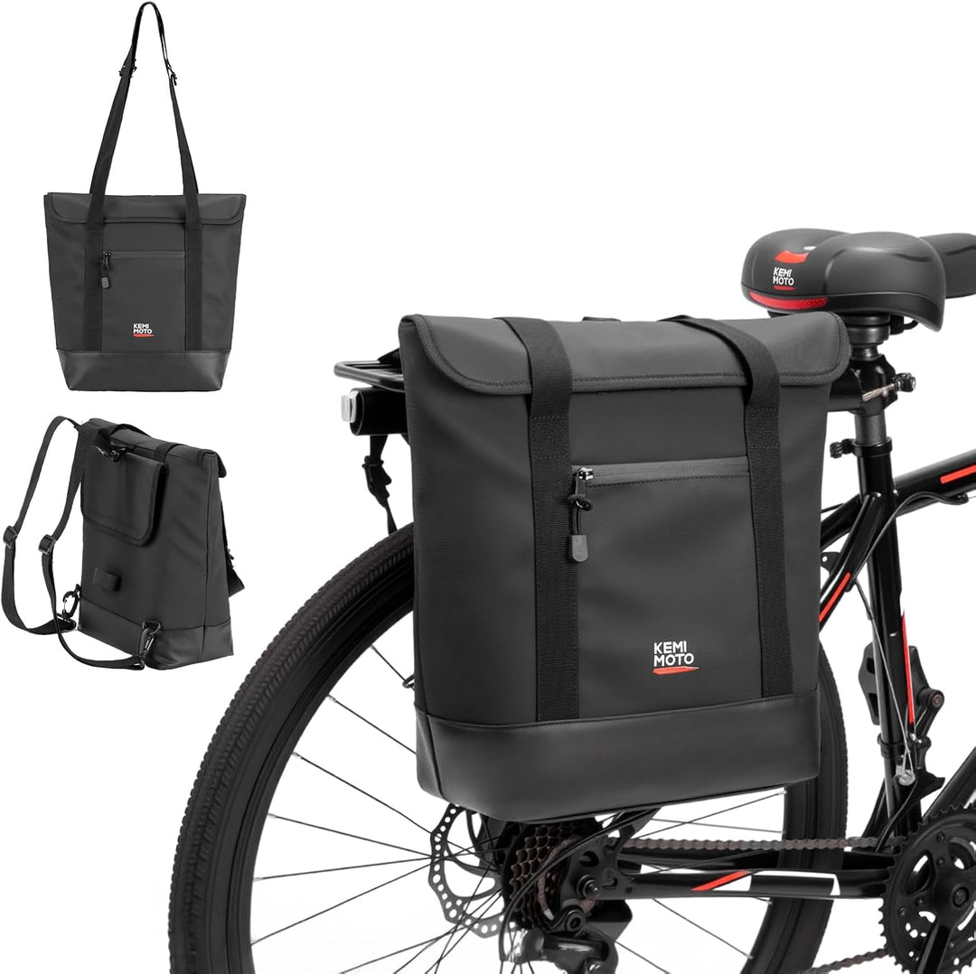 fahrradtasche gepäckträger 3 in 1 3-in-1 Fahrradtasche für Gepäckträger 20L wasserdicht – DE Kemimoto