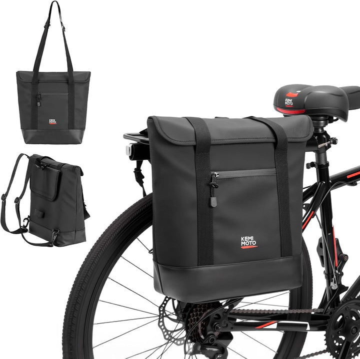 3-in-1 Fahrradtasche für Gepäckträger 20L wasserdicht