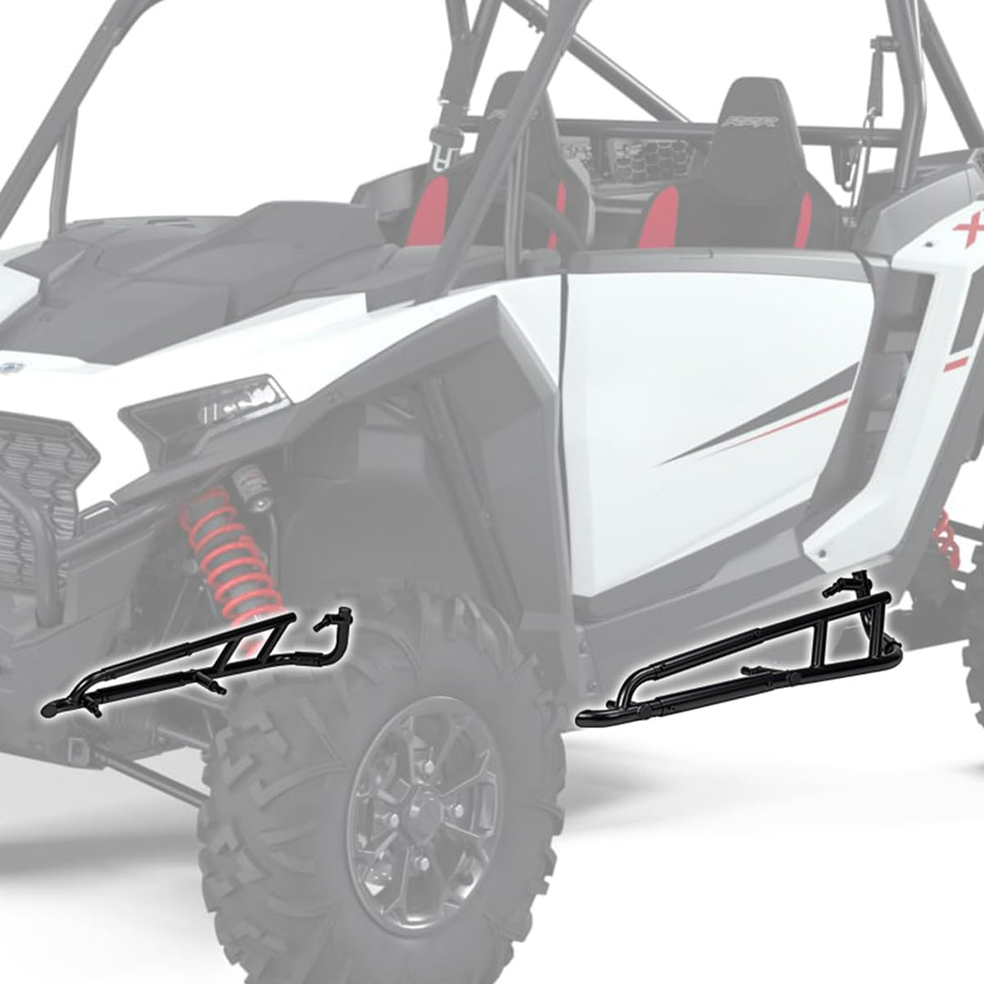 Barras laterales de acero de alta resistencia y protectores laterales para Polaris RZR XP 1000/XP 4 1000 2024-2025, 2 plazas