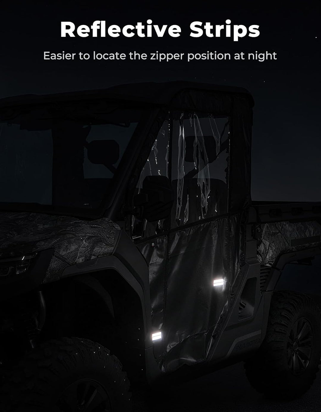 UTV-Kabinenverkleidung mit weichen Volltüren für den CFMOTO UFORCE U10 Pro