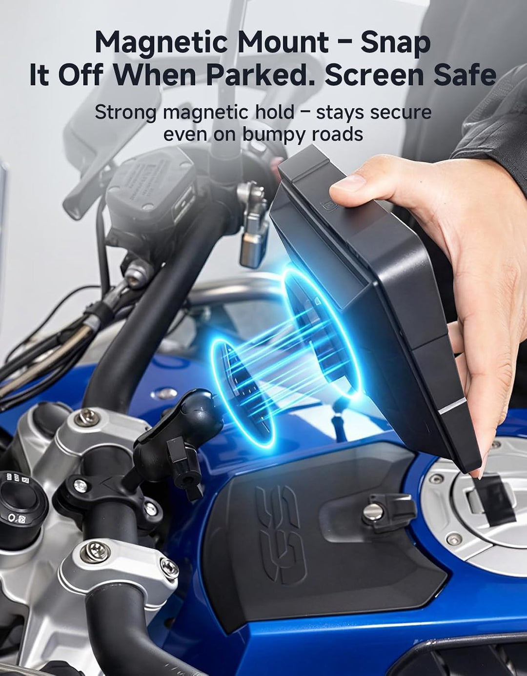 Motorcycle Screen with CarPlay & Android Auto