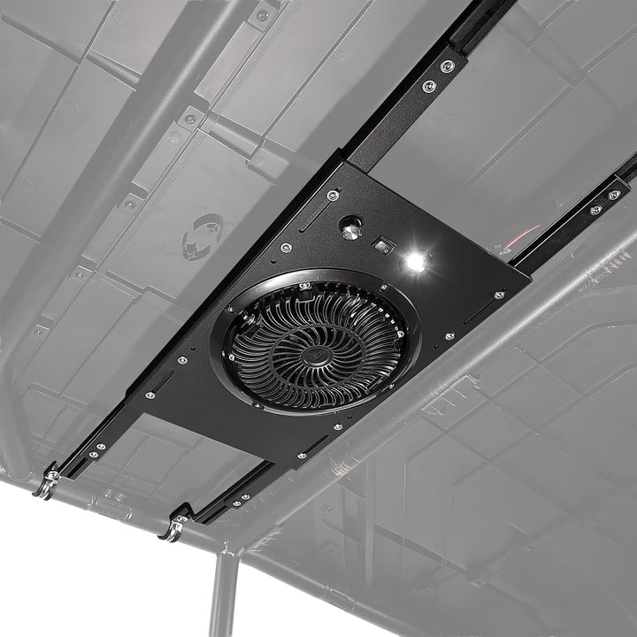 KEMIMOTO 12V UTV Ventilator mit LED-Kabinenlicht und 930 CFM Luftstrom