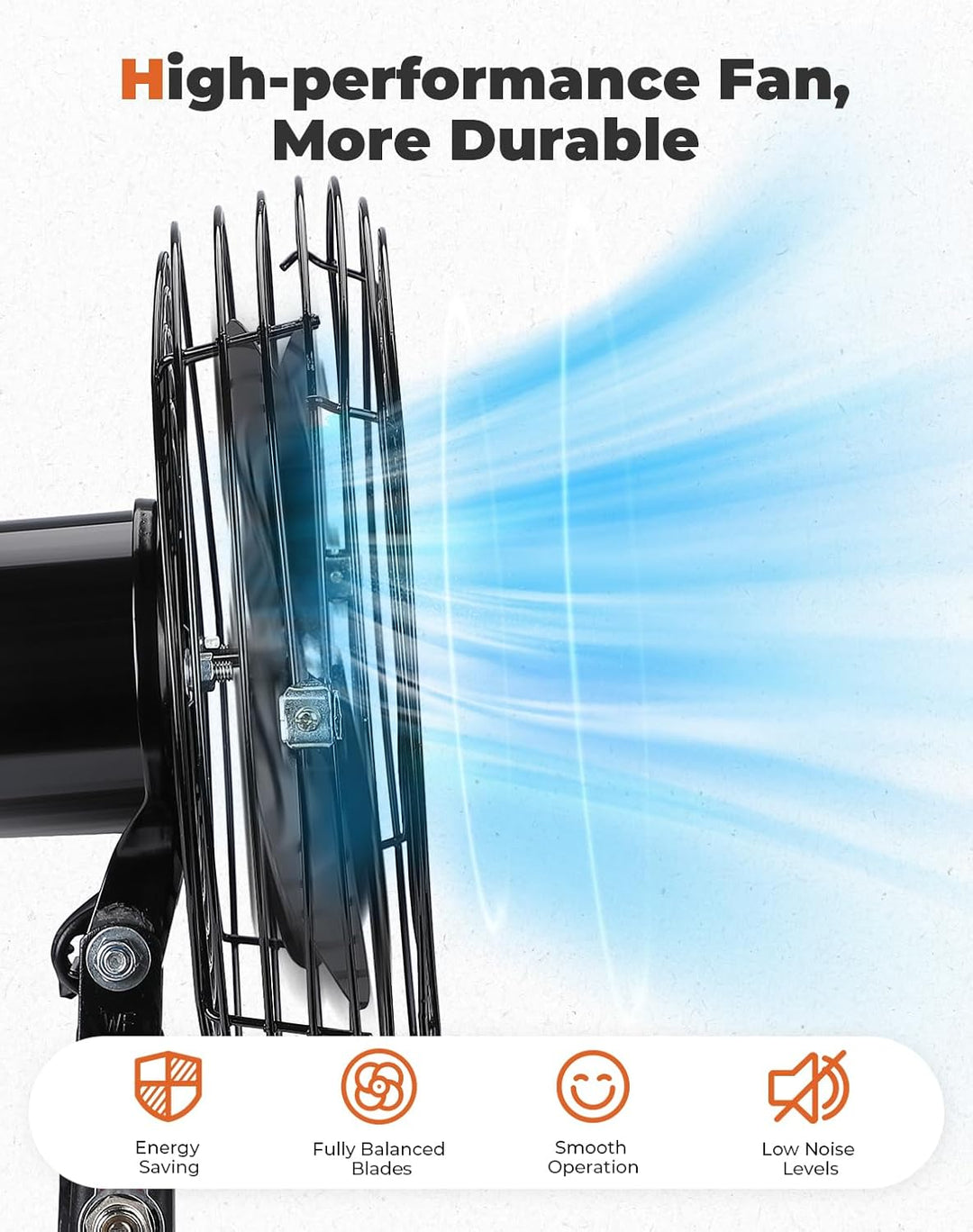 12V Auto Ventilator für UTV, Wohnmobil, LKW und lokale Luftzirkulation