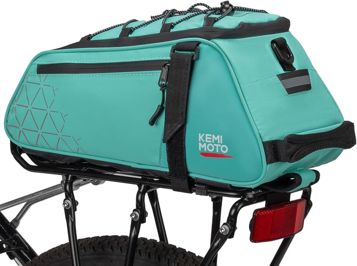 2-in-1 Gepäckträgertasche für Fahrrad hinten 8L