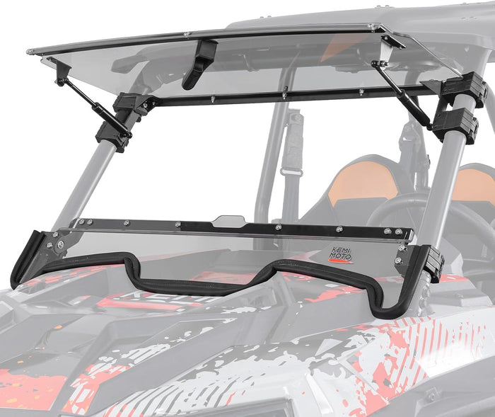 2-u-1 preklopivo vjetrobransko staklo kompatibilno s Polaris RZR XP 1000 / Turbo (2019-2023), 2 i 4 sjedala