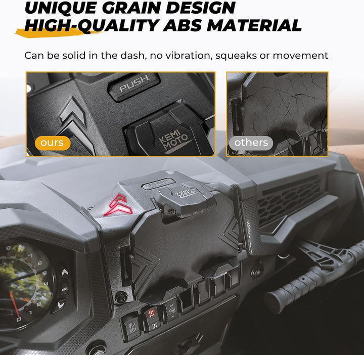Elektronische Geräte- & GPS-Halterung mit integrierter Aufbewahrungsbox für Polaris RZR XP 1000 / XP Turbo