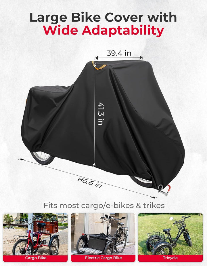 Lastenrad Abdeckung für Dreirad & Fahrrad