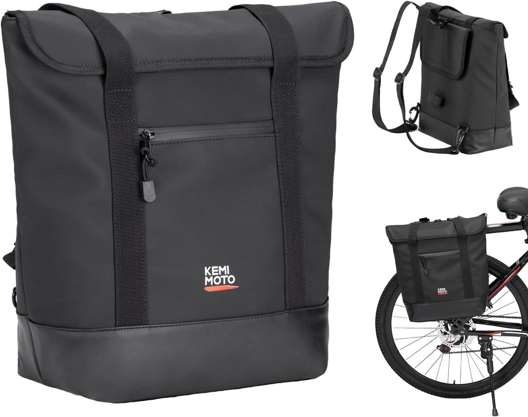3-in-1 Fahrradtasche für Gepäckträger 20L wasserdicht