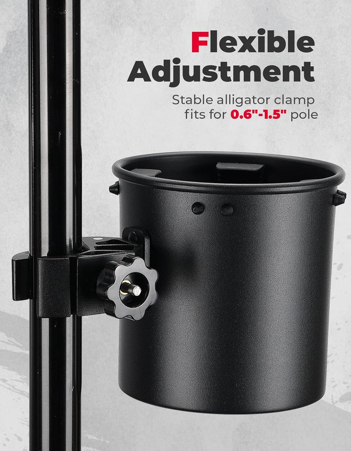 Getränkehalter für Motorrad & UTV mit Metallklemme