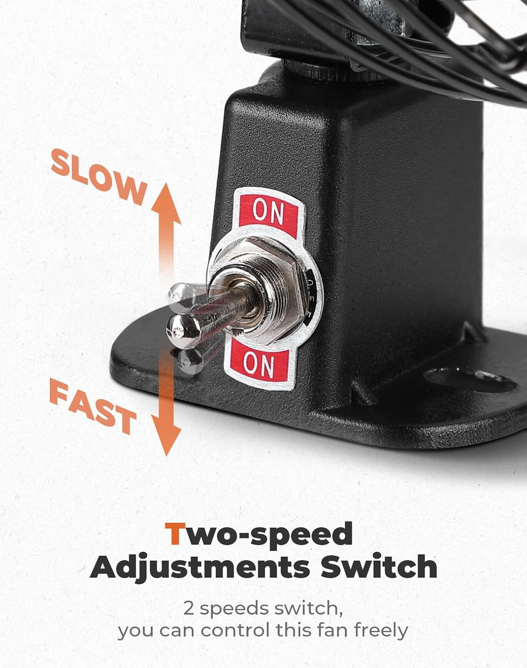 12V Auto Ventilator für UTV, Wohnmobil, LKW und lokale Luftzirkulation