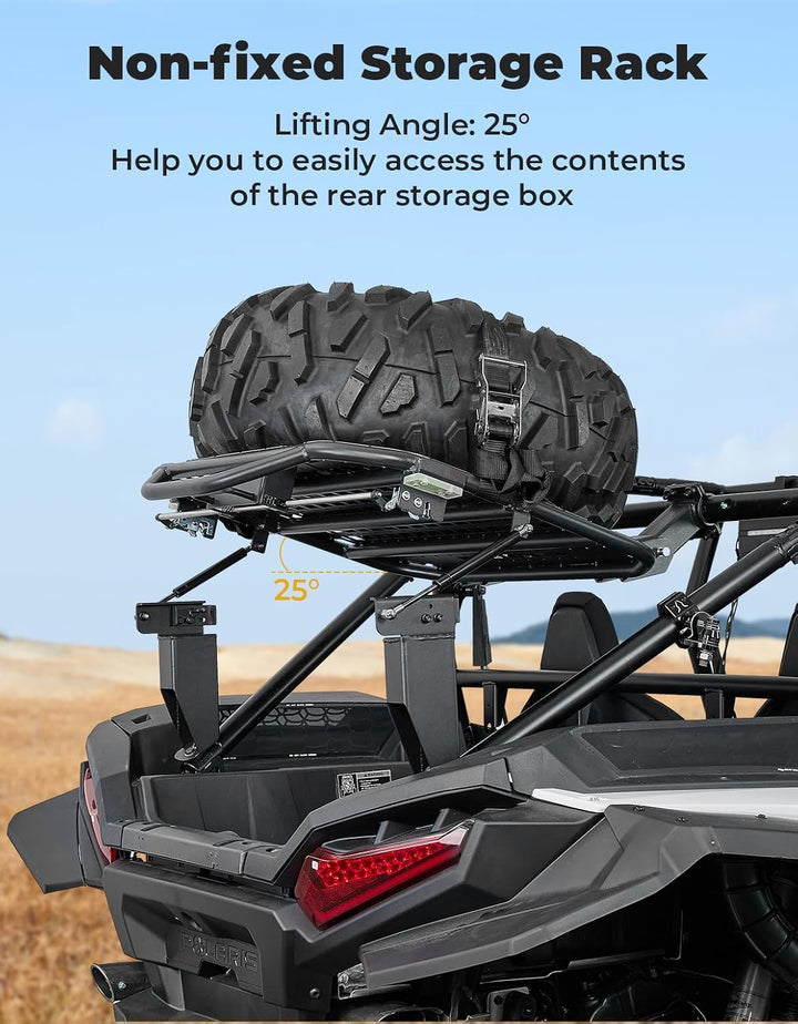 UTV-Reserveradhalterung für Polaris RZR XP 1000 / XP 4 1000, Modelljahre 2024–2026