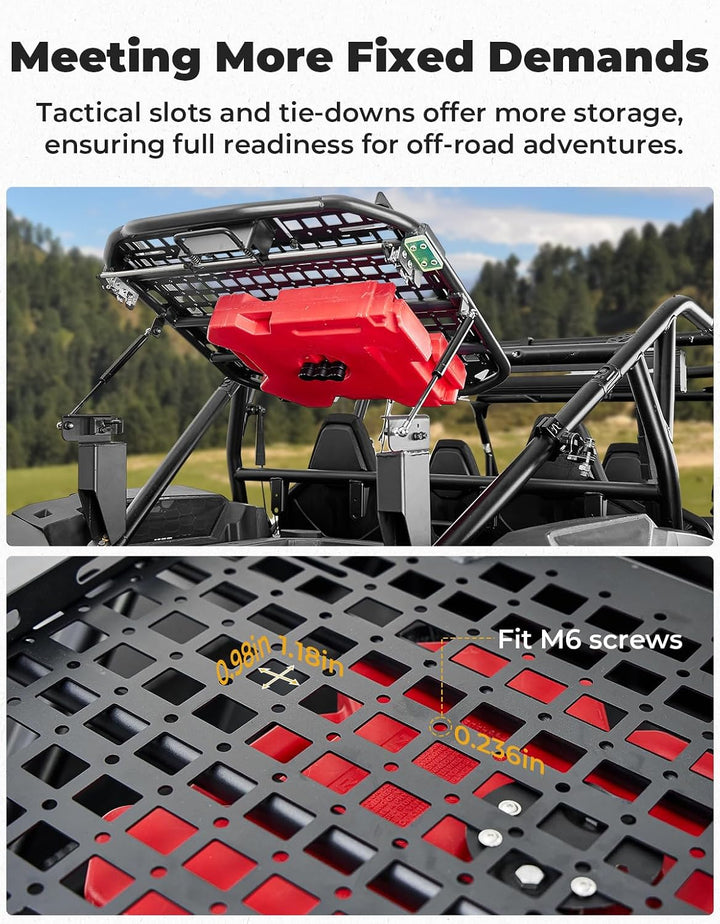 UTV-Reserveradhalterung für Polaris RZR XP 1000 / XP 4 1000, Modelljahre 2024–2026