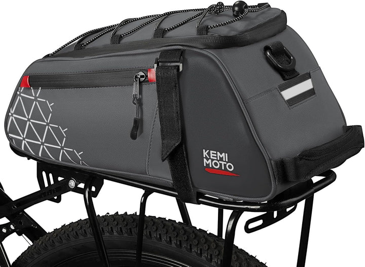 2-in-1 Gepäckträgertasche für Fahrrad hinten 8L