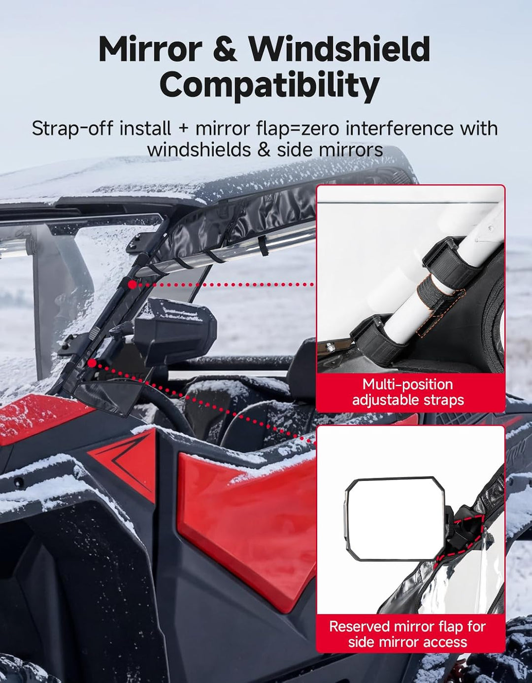 Soft-Cab-Verdeck für ZForce 950 Trail/Sport 800 Trail