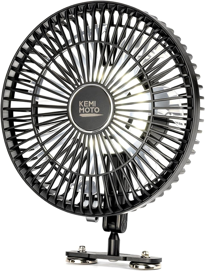 KEMIMOTO 8-inčni magnetski ventilator na baterije za lokalno hlađenje
