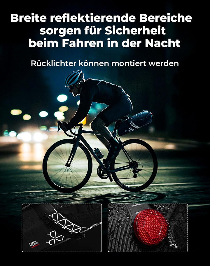 11L Satteltasche für Fahrrad & E-Bike wasserdicht