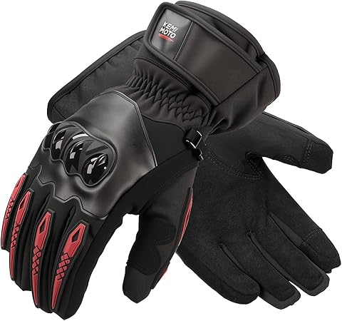 Winter Motorradhandschuhe mit Touchscreen & Windschutz