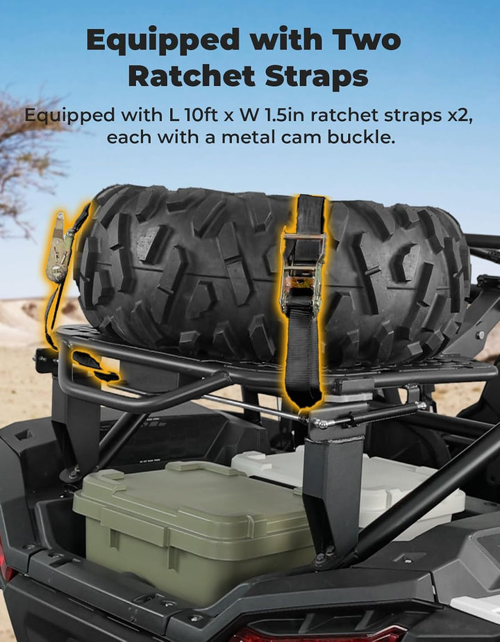 UTV-Reserveradhalterung für Polaris RZR XP 1000 / XP 4 1000, Modelljahre 2024–2026