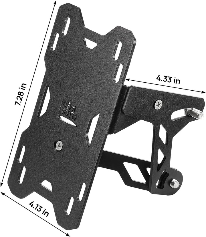 Motorcycle Side License Plate Holder Bracket with LED Light for Sportster S RH1250