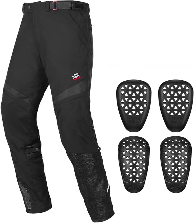 Motorcycle Pants for Men with CE Armor Pockets