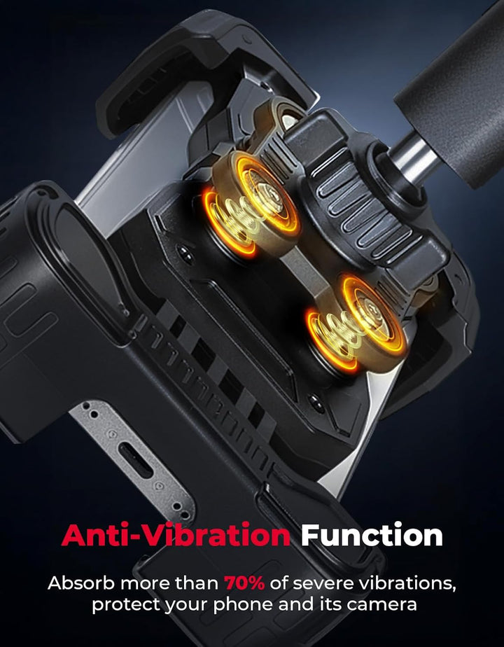 X3 Handyhalterung Aluminium Anti-Vibration 360° Verstellbarer Halter für Can-Am Maverick X3 & Max