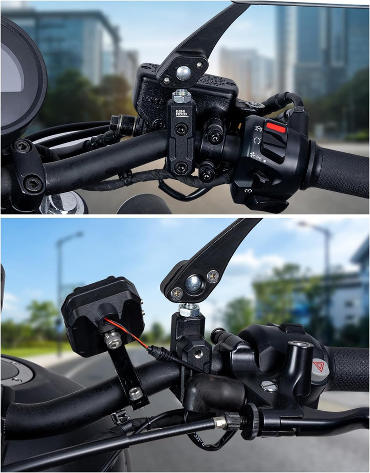 10MM Spiegelhalterung für Motorrad 22mm Lenker