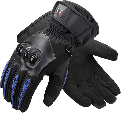 Winter Motorradhandschuhe mit Touchscreen & Windschutz