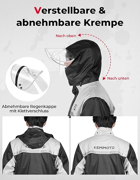 Regenanzug für Herren wasserdicht & atmungsaktiv