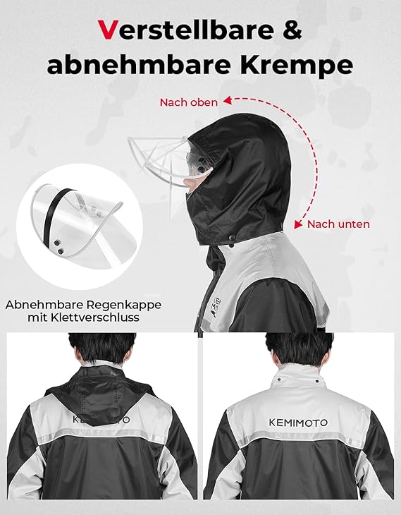 Herren Regenanzug wasserdicht atmungsaktiv Outdoor