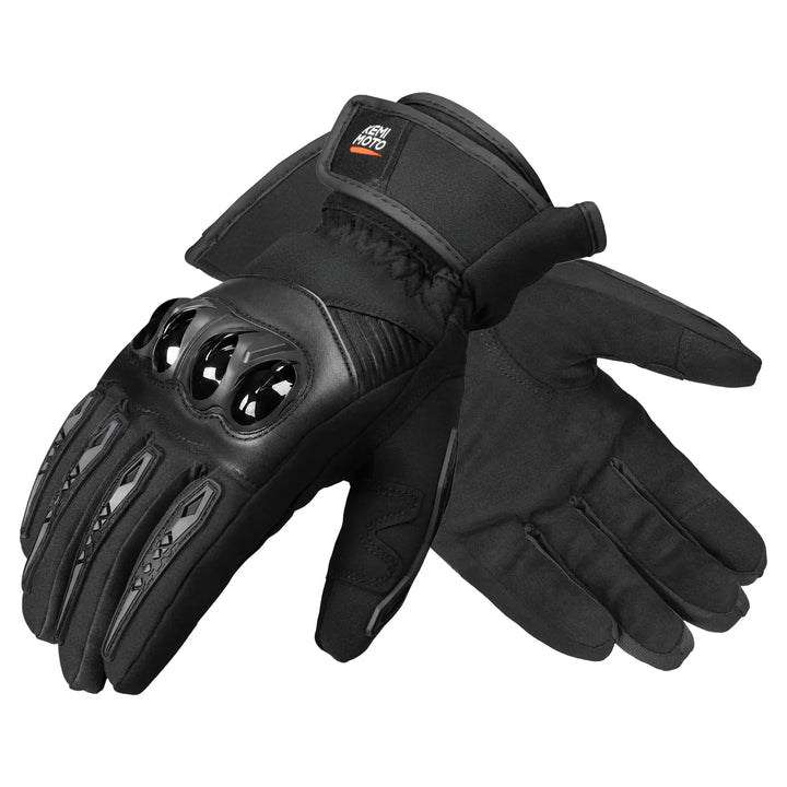 Winddichte Winter-Motorradhandschuhe mit Schutz & Touchscreen