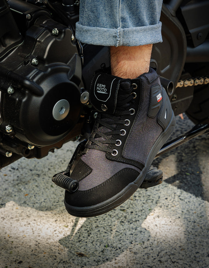 Motorrad Sneaker für Herren mit Schaltpads