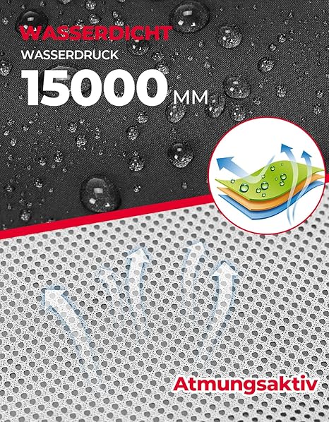 Motorrad Regenanzug für Herren wasserdicht & winddicht