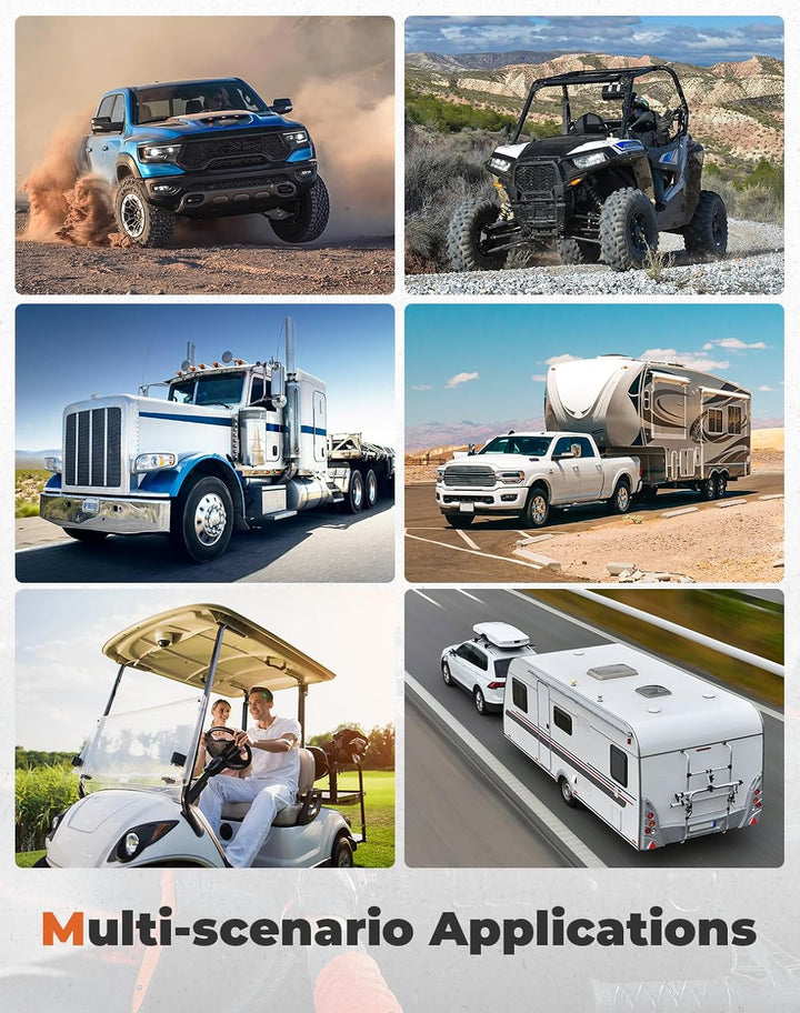 12V Auto Ventilator für UTV, Wohnmobil, LKW und lokale Luftzirkulation