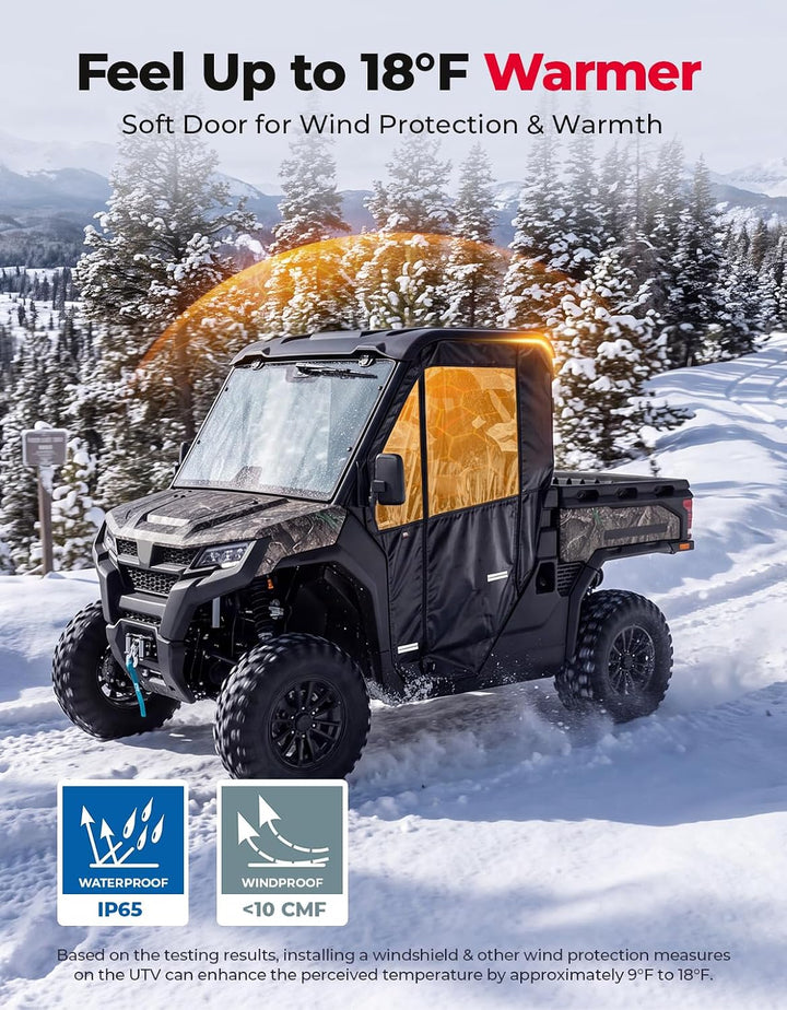 UTV-Kabinenverkleidung mit weichen Volltüren für den CFMOTO UFORCE U10 Pro