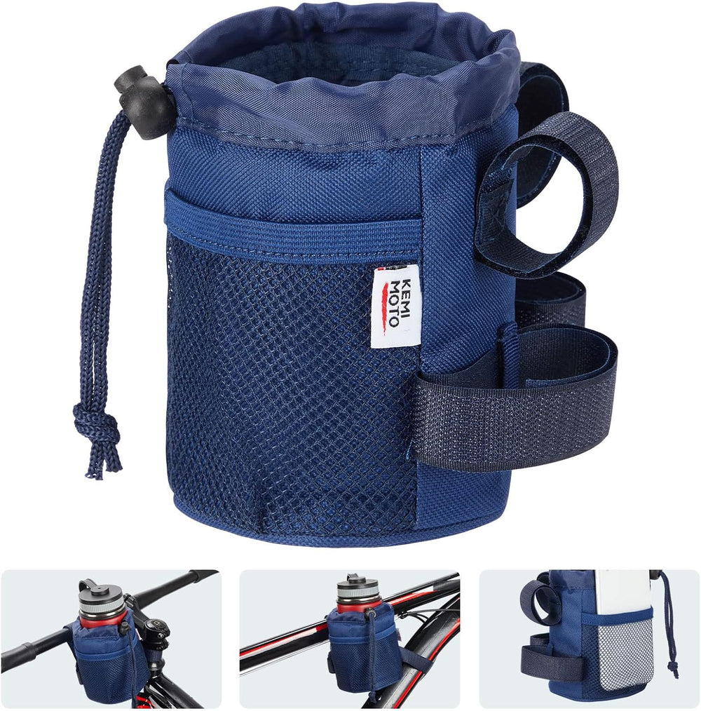 Fahrrad Flaschenhalter mit Netztaschen für MTB, Folding, Rennräder, Rollstuhl