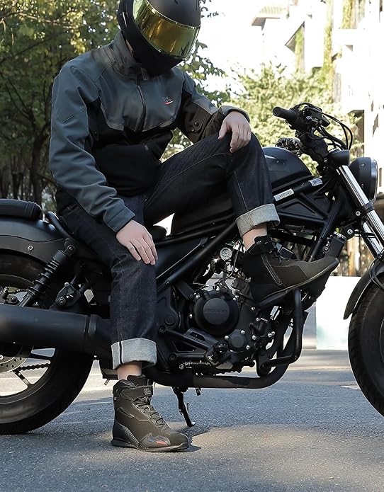 Motorradschuhe Herren - CE-Zertifiziert & Atmungsaktiv
