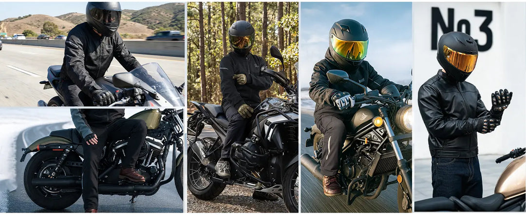 Beheizbare Motorradhose mit CE-Schutz & SBS-Seitenzippern